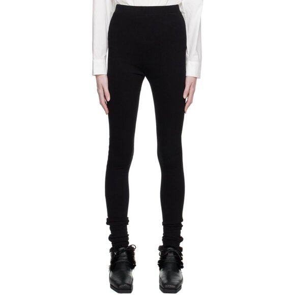 Toteme Zip Leggings in Black Small New Womens Skinny Pants - Picture 14 of 17